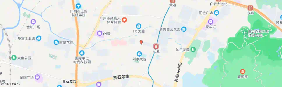 广州江夏九社_公交站地图_广州公交_妙搜公交查询2025