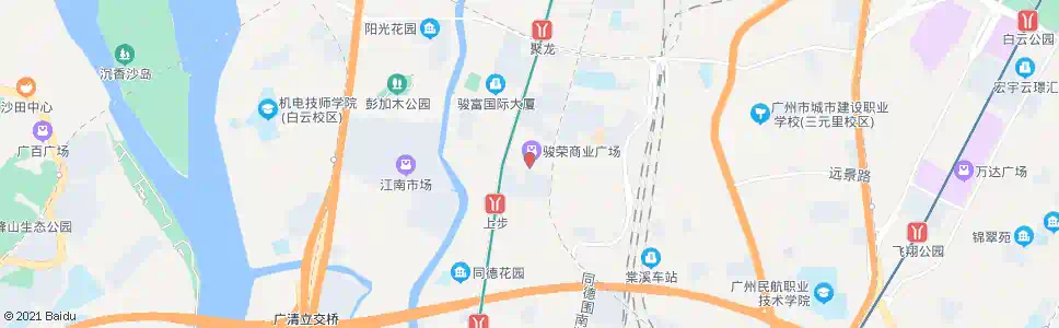 广州横滘大道_公交站地图_广州公交_妙搜公交查询2025