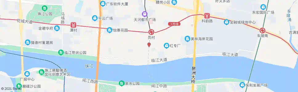 广州员村二横路_公交站地图_广州公交_妙搜公交查询2025