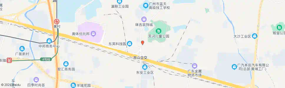 广州吉山幼儿园1站_公交站地图_广州公交_妙搜公交查询2025