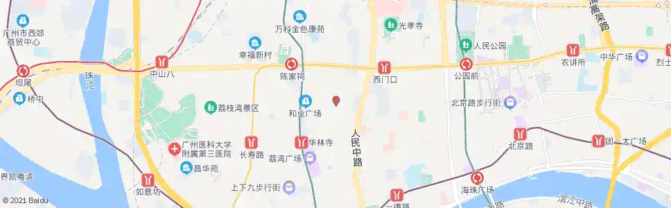 广州龙津东路_公交站地图_广州公交_妙搜公交查询2025