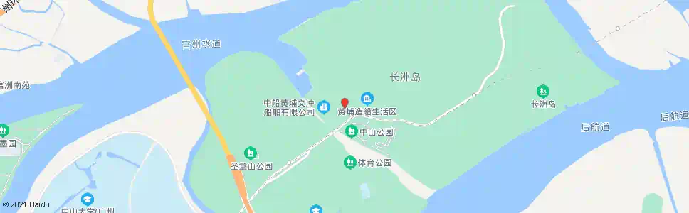 广州黄船二街口_公交站地图_广州公交_妙搜公交查询2025