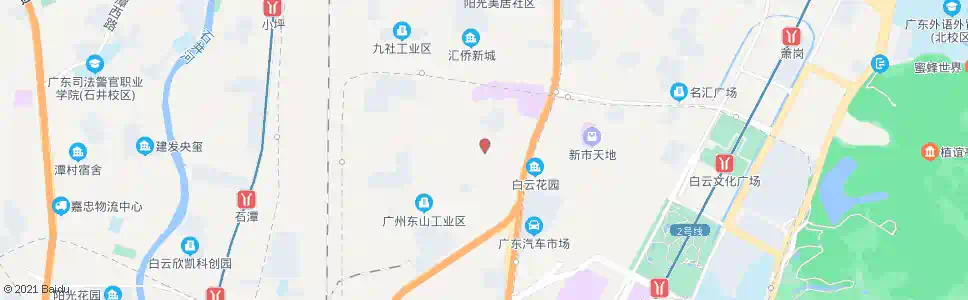 广州新市新街东_公交站地图_广州公交_妙搜公交查询2025
