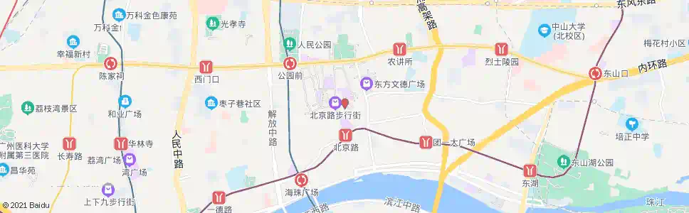 广州北京路口_公交站地图_广州公交_妙搜公交查询2025