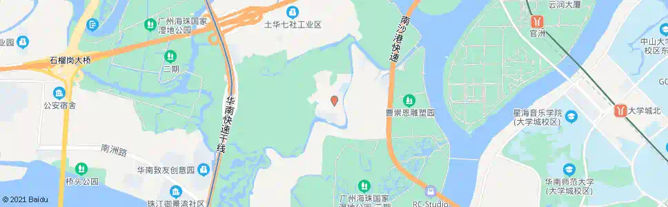 广州洲村_公交站地图_广州公交_妙搜公交查询2025