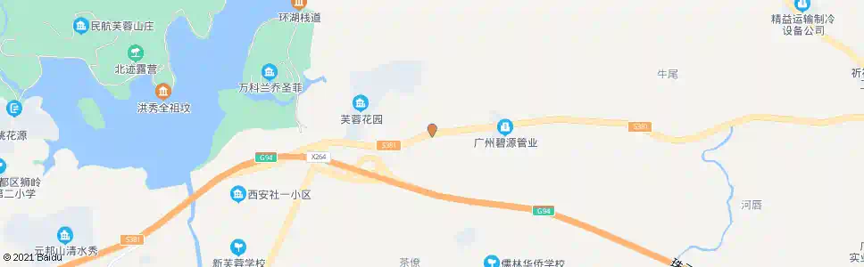 广州集贤村_公交站地图_广州公交_妙搜公交查询2025