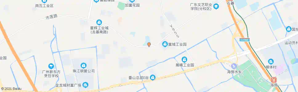 广州石基中学_公交站地图_广州公交_妙搜公交查询2025