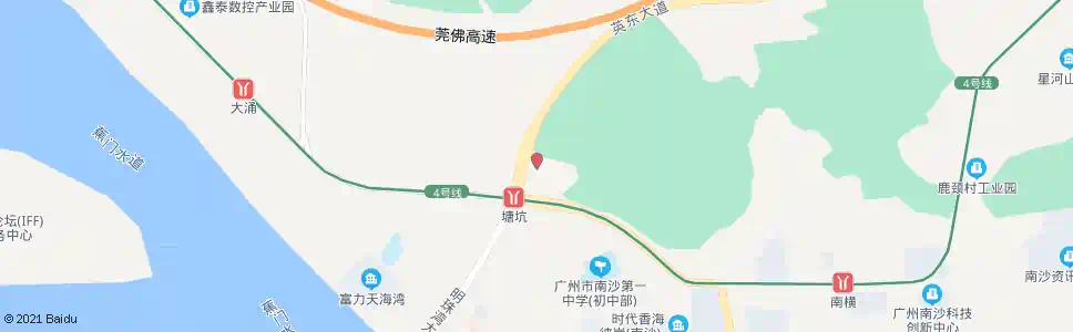 广州南沙小学_公交站地图_广州公交_妙搜公交查询2025