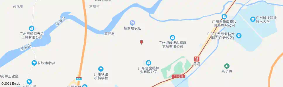 广州黎家塘村_公交站地图_广州公交_妙搜公交查询2025