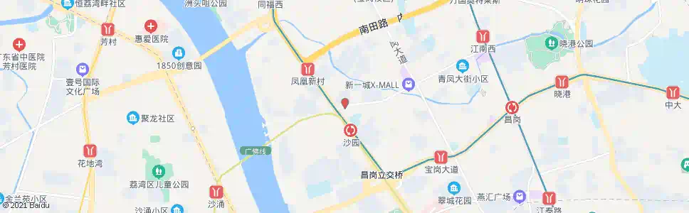 广州工业大道口_公交站地图_广州公交_妙搜公交查询2025