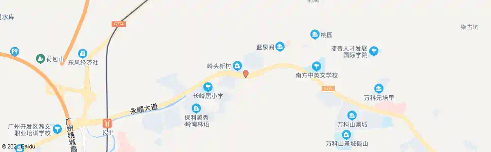 广州茅坦村_公交站地图_广州公交_妙搜公交查询2025