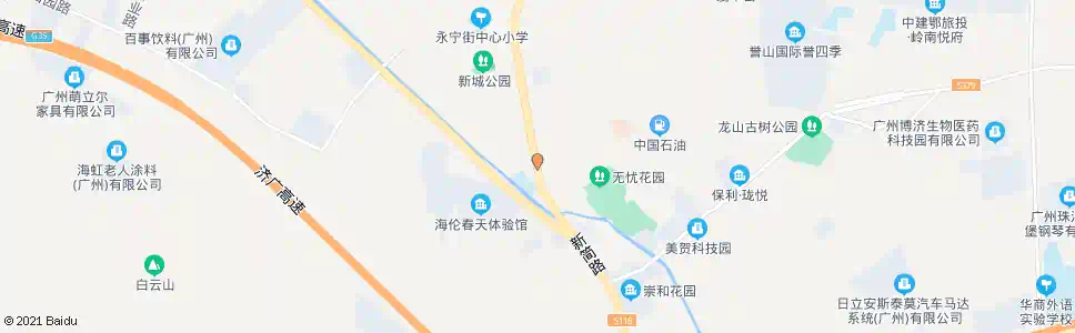 广州新新大道中_公交站地图_广州公交_妙搜公交查询2025