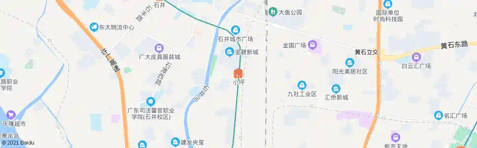 广州小坪_公交站地图_广州公交_妙搜公交查询2025
