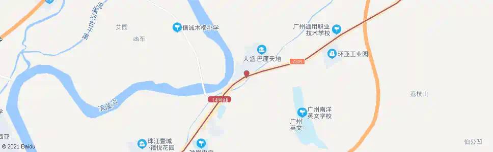 广州神岗村_公交站地图_广州公交_妙搜公交查询2025