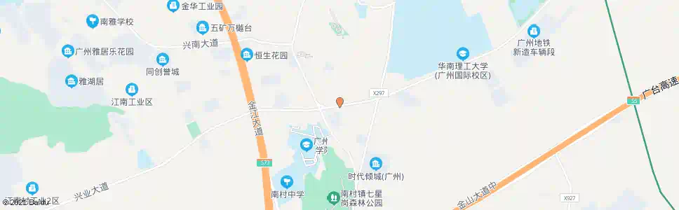 广州兴业大道中_公交站地图_广州公交_妙搜公交查询2025