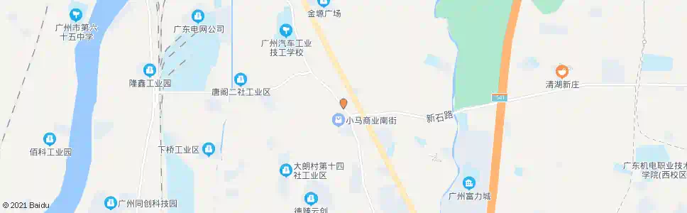 广州小石马_公交站地图_广州公交_妙搜公交查询2025
