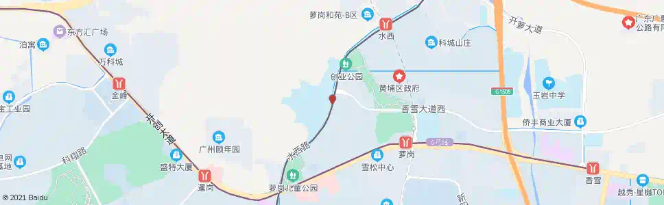 广州水西路中_公交站地图_广州公交_妙搜公交查询2025