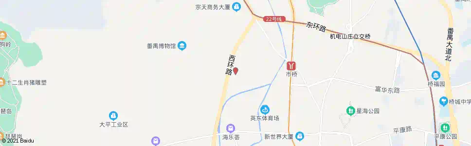 广州市桥医院(捷进中路)_公交站地图_广州公交_妙搜公交查询2025