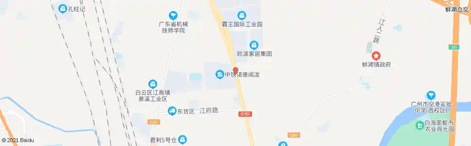 广州新镇庄_公交站地图_广州公交_妙搜公交查询2025