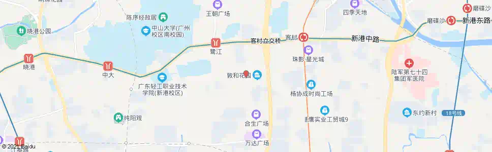 广州墩和路中_公交站地图_广州公交_妙搜公交查询2025