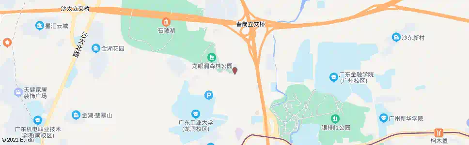 广州龙眼洞森林公园_公交站地图_广州公交_妙搜公交查询2025