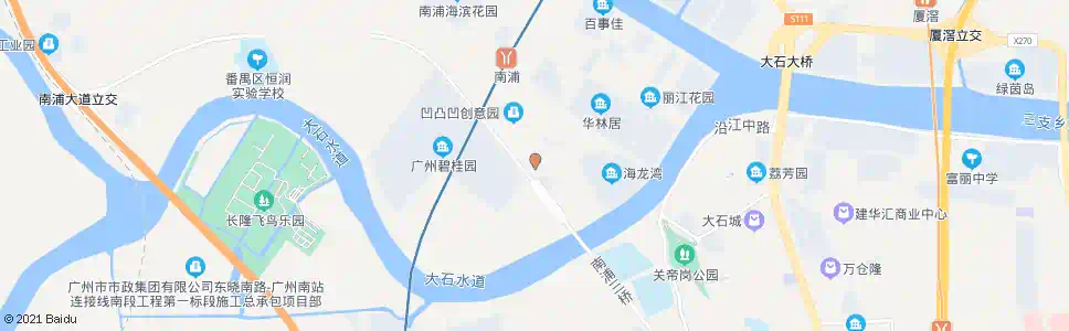 广州桂城加油站_公交站地图_广州公交_妙搜公交查询2025