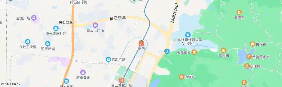 广州地铁萧岗站_公交站地图_广州公交_妙搜公交查询2025