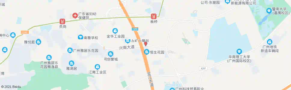 广州板桥西_公交站地图_广州公交_妙搜公交查询2025