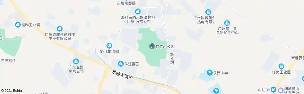 广州甘竹山公园总站_公交站地图_广州公交_妙搜公交查询2025