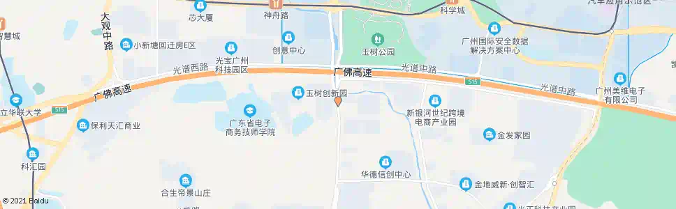 广州玉树新村_公交站地图_广州公交_妙搜公交查询2025