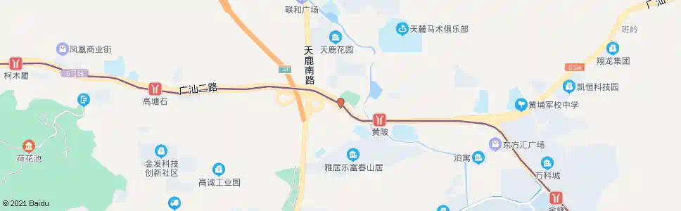 广州华沙村_公交站地图_广州公交_妙搜公交查询2025