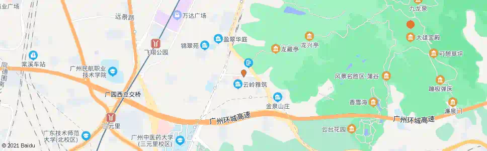 广州富悦街_公交站地图_广州公交_妙搜公交查询2025