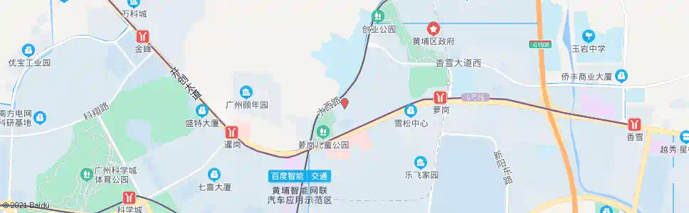 广州萝岗行政执法综合楼_公交站地图_广州公交_妙搜公交查询2025