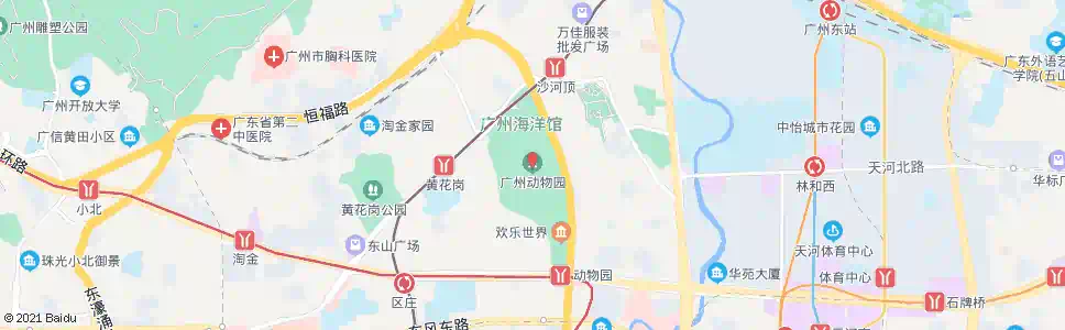 广州动物园总站_公交站地图_广州公交_妙搜公交查询2025