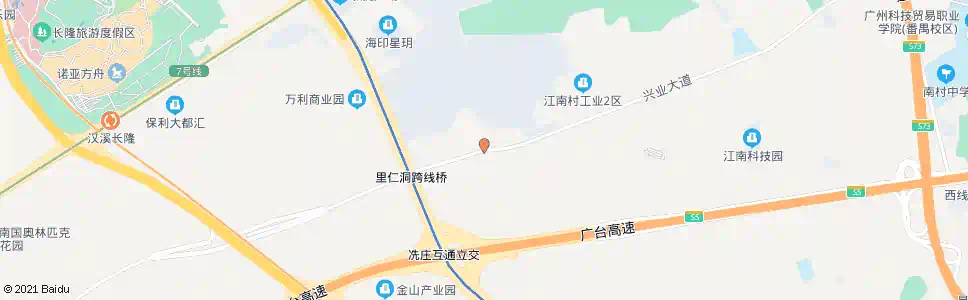广州罗庄村_公交站地图_广州公交_妙搜公交查询2025