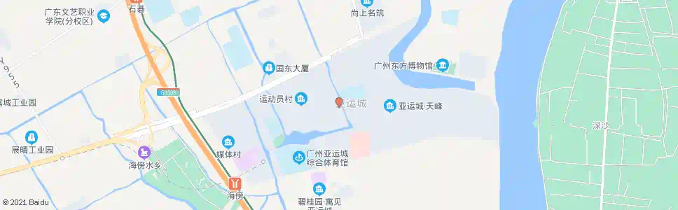广州亚运城国际商业街_公交站地图_广州公交_妙搜公交查询2025