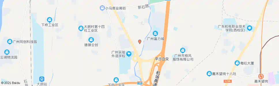 广州平沙总站(农贸市场)_公交站地图_广州公交_妙搜公交查询2025