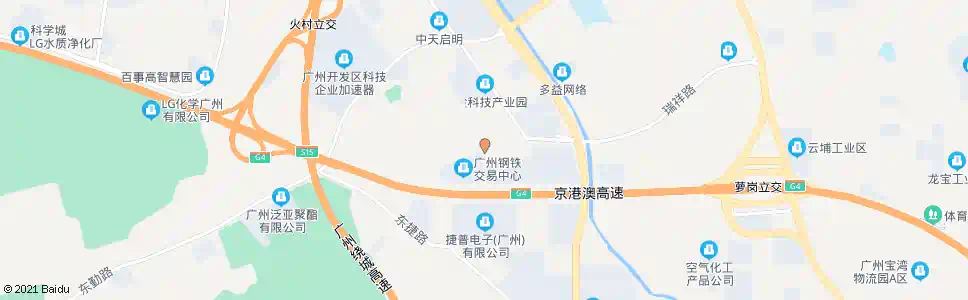 广州火村东_公交站地图_广州公交_妙搜公交查询2025