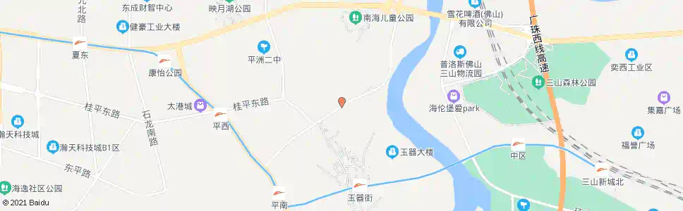 广州平洲宾馆_公交站地图_广州公交_妙搜公交查询2025