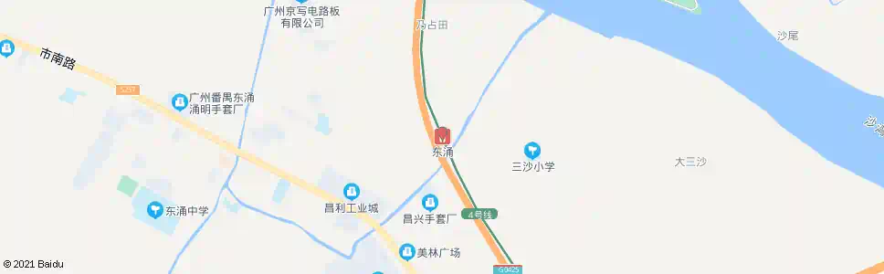 广州东涌站_公交站地图_广州公交_妙搜公交查询2025