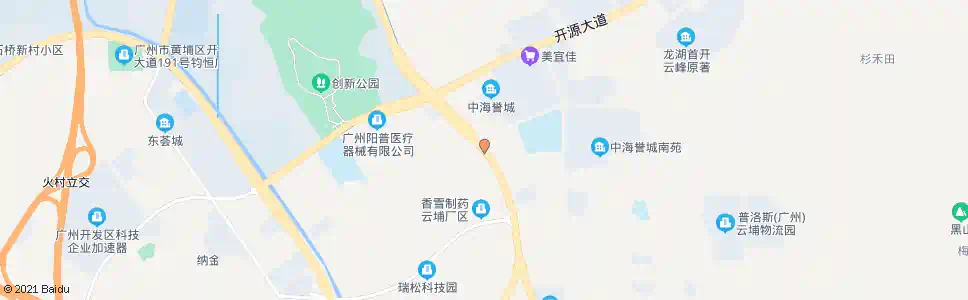 广州广州海关车检场_公交站地图_广州公交_妙搜公交查询2025