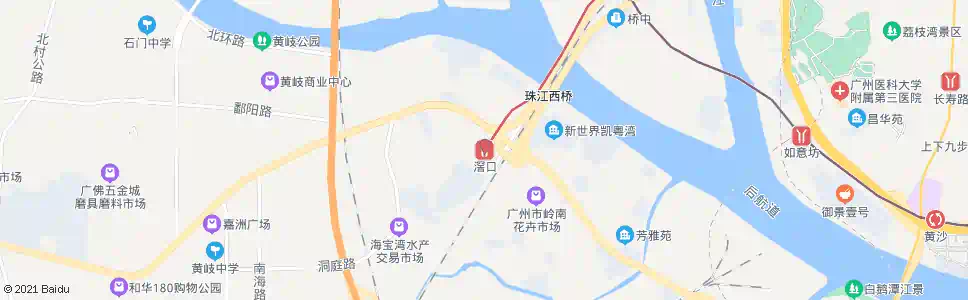 广州滘口站_公交站地图_广州公交_妙搜公交查询2025