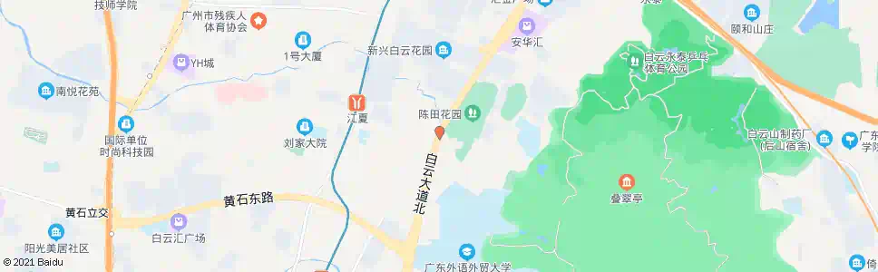广州陈田村_公交站地图_广州公交_妙搜公交查询2025