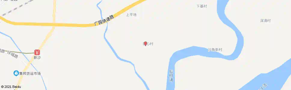 广州田心村中段_公交站地图_广州公交_妙搜公交查询2025