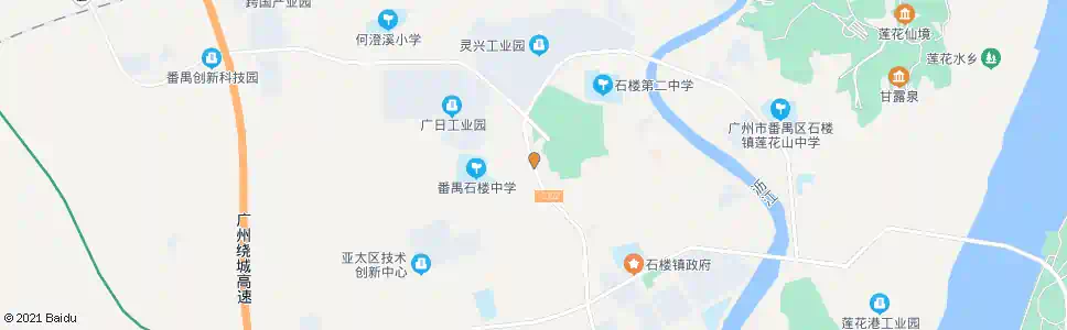 广州莲花山交警中队_公交站地图_广州公交_妙搜公交查询2025