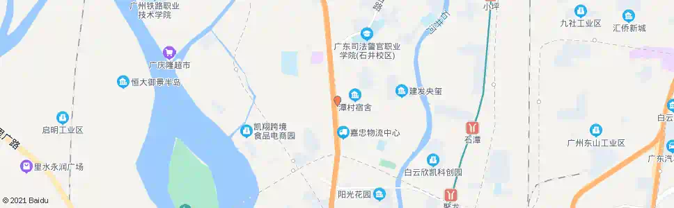 广州潭村牌坊_公交站地图_广州公交_妙搜公交查询2025