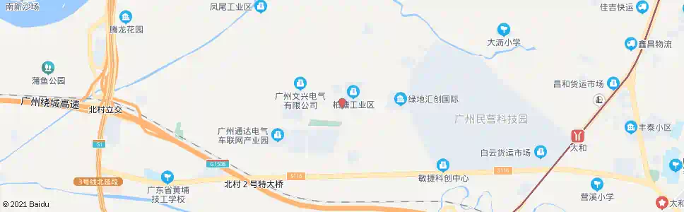 广州柏塘工业区总站_公交站地图_广州公交_妙搜公交查询2025