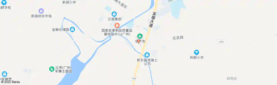 广州华严寺_公交站地图_广州公交_妙搜公交查询2025