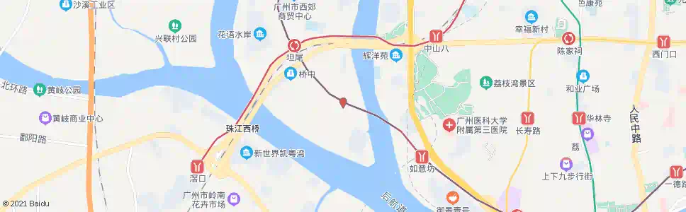 广州桥中南路_公交站地图_广州公交_妙搜公交查询2025