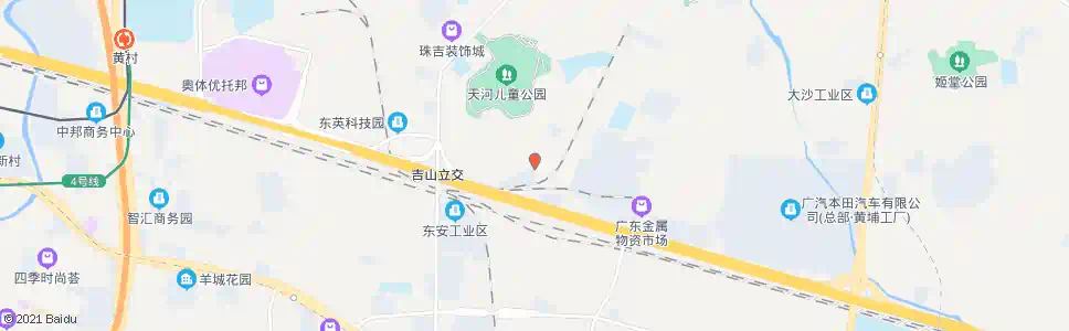 广州吉山新路街(吉山村委)_公交站地图_广州公交_妙搜公交查询2025